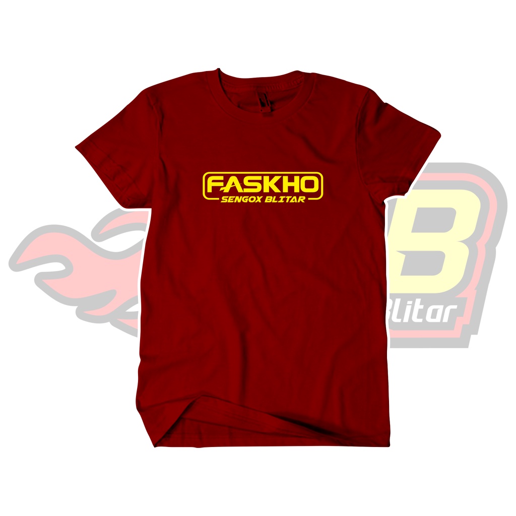 Kaos Sound System Faskho Sengox Blitar Unofficial Katun Combed Distro