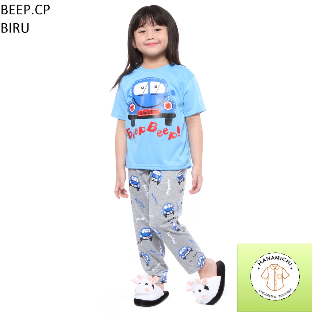 Hanamichi BEEP.CP Baju Tidur Anak Lengan Pendek