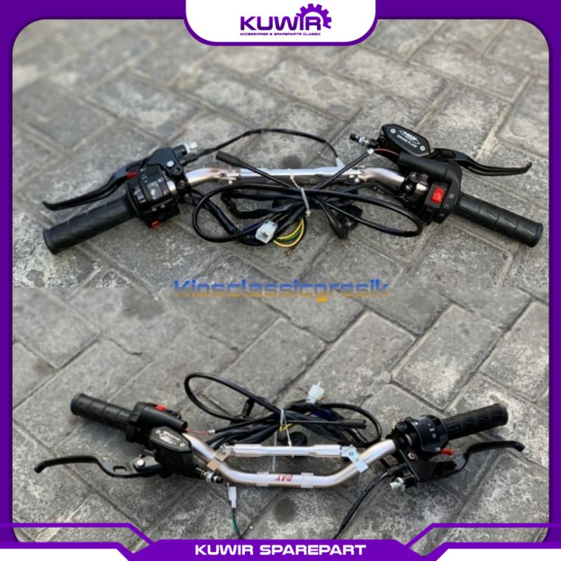 Paket stang stir day set saklar holder kanan kiri ninja ksr rr r vixion old lama master rem mos brem