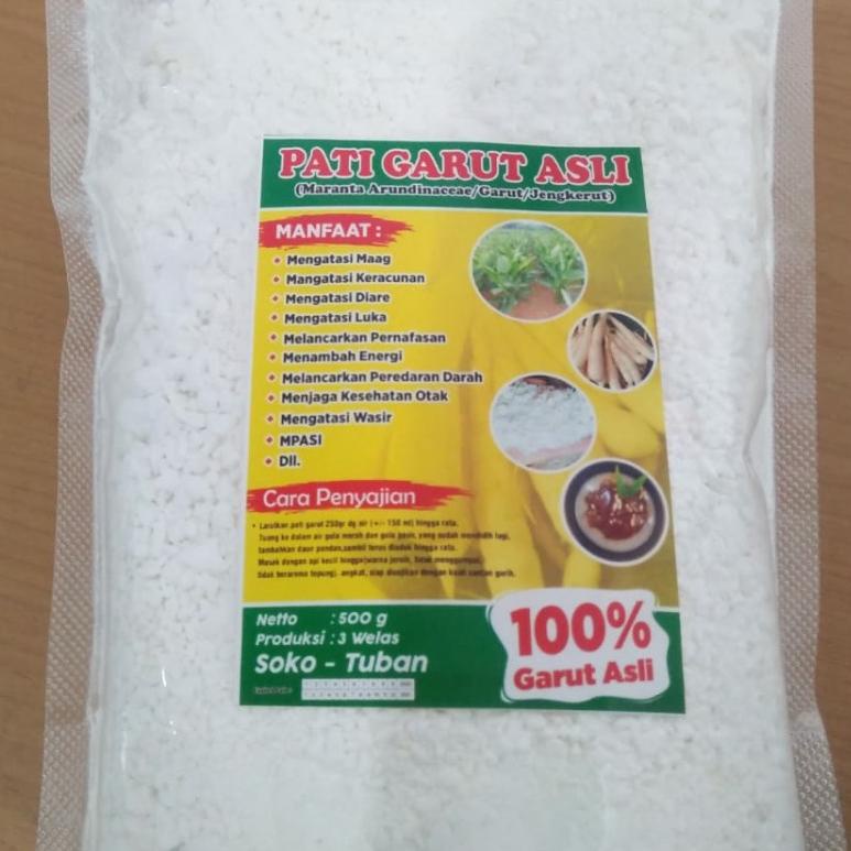 

Stok terbaru Tepung Pati Umbi Garut 500 Gram Asli 100% Original Solusi Asam Lambung Maag Gerd Teman Lambung Sehat !!