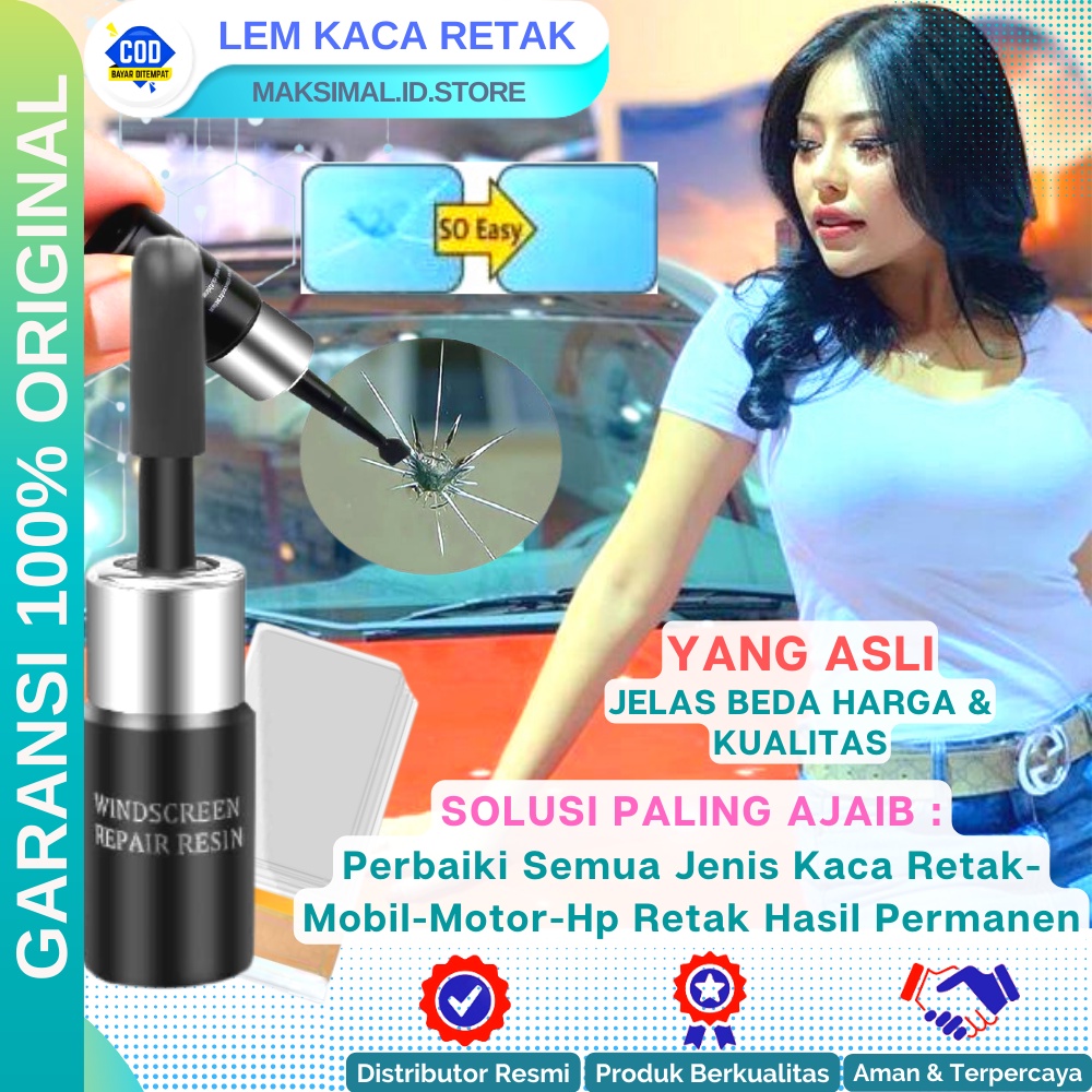 Lem Kaca Retak Pecah Lem Ajaib Repair Mobil Spion Aquarium Lcd Hp Retak Pecah Paling Original Ampuh
