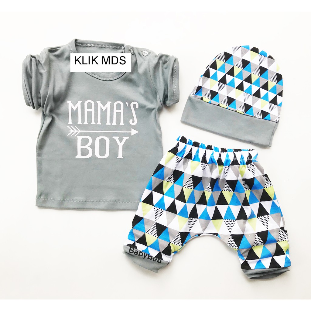 KLIK MDS SETELAN BAJU  ANAK  BAYI LAKI  LAKI  MAMA S BOY 