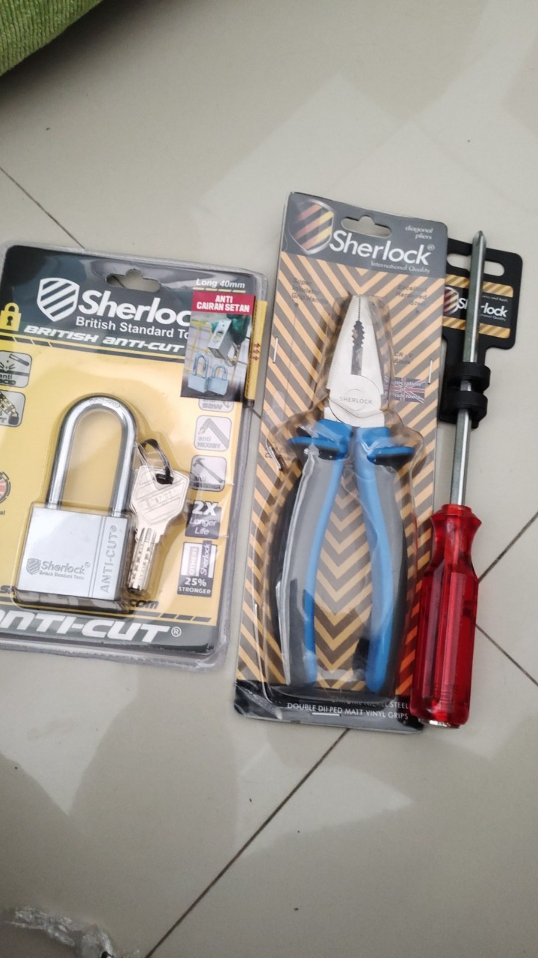 Obeng Pantek (+) 6 Inch Sherlock Obeng Ketok Obeng Plus Kembang