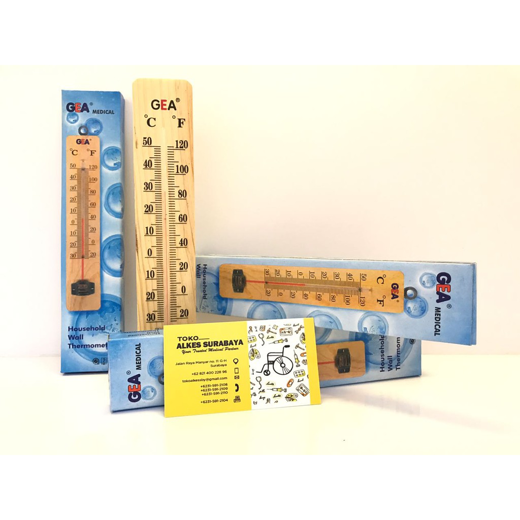 GEA THERMOMETER RUANGAN KAYU / THERMOMETER KAYU / TERMOMETER KAYU