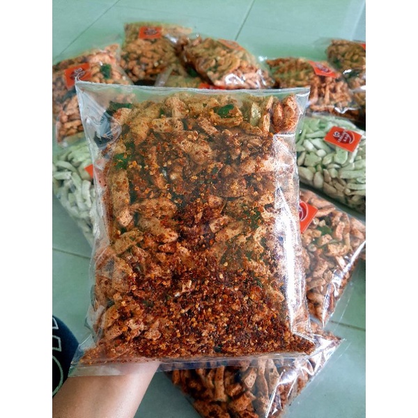 Basreng pedas cikruh / pedas daun jeruk 1 kg