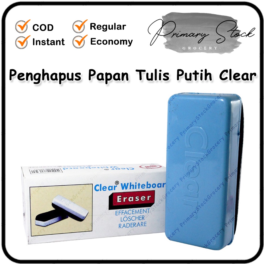 

Penghapus Papan Tulis White Board Eraser Spidol Clear Murah