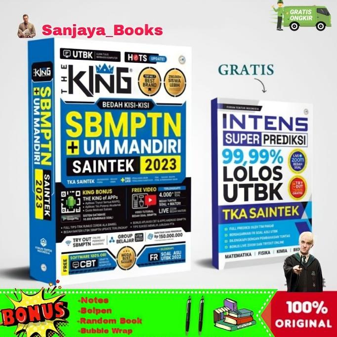 

BUKU THE KING SBMPTN + UM MANDIRI TPS SAINTEK 2022 - 2023 PLUS BONUS Star Seller Termurah
