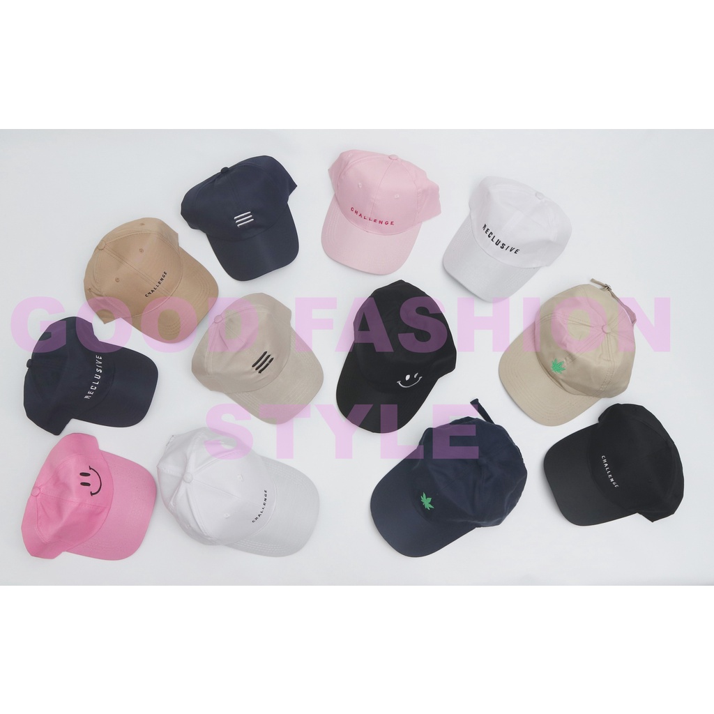 GFS Topi Challenge Reclusive Smiley / Topi Baseball Korea / Topi Fashion Bordir Unisex / Topi Distro 111