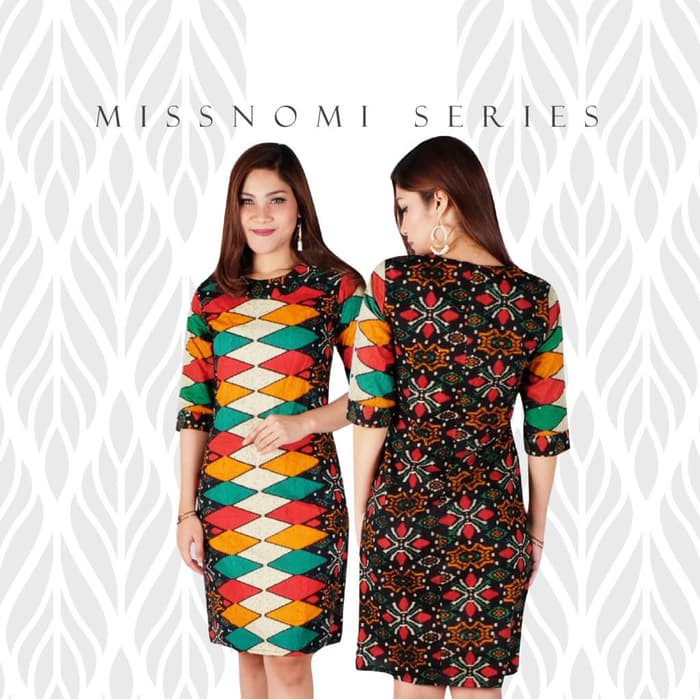 Dress Batik  tunik batik  Dress batik Jumbo  fashion muslim wanita Berkualitas