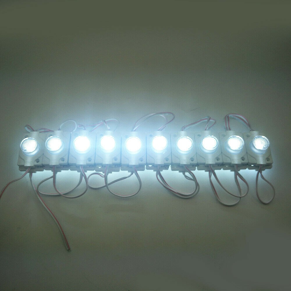 Lampu LED  24 Volt Waterproof Modul Strip Lensa 1 mata besar 1.5 watt