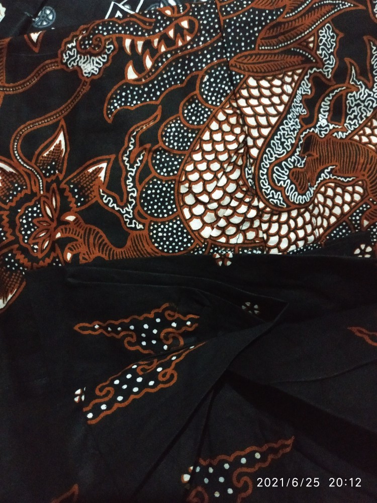 Kemeja Batik Lengan Panjang Size M L Xl Xxl