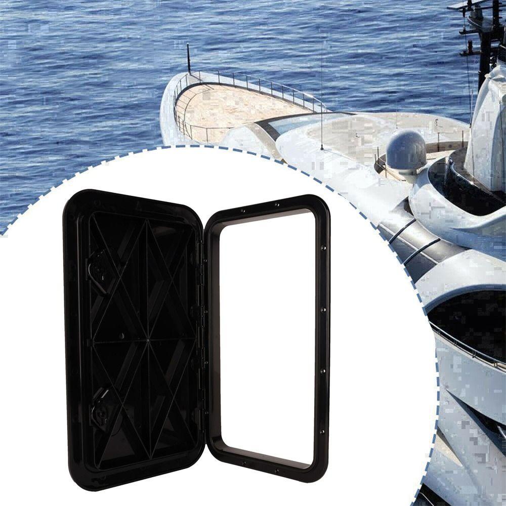 Top Deck Cover Tutup Yacht 370 * 375mm Putih Twist Screw Out Boat RV