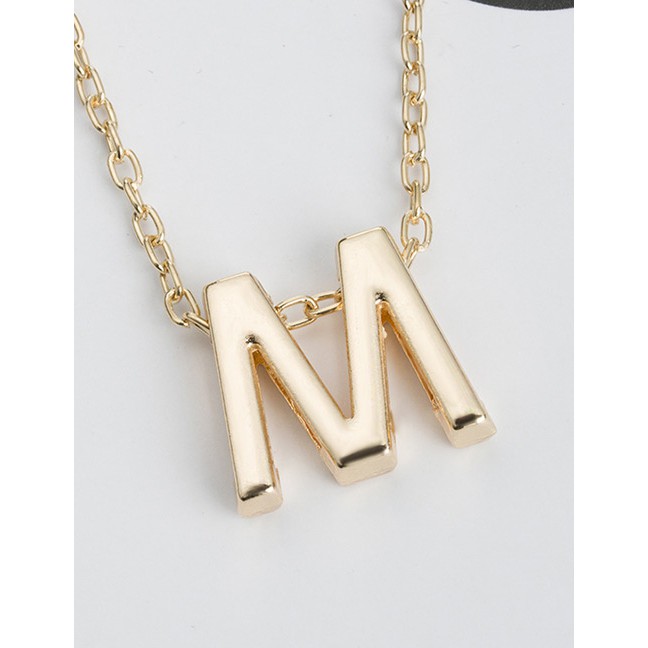 Fashion Gold Color Letter J-R Shape Decorated Necklace