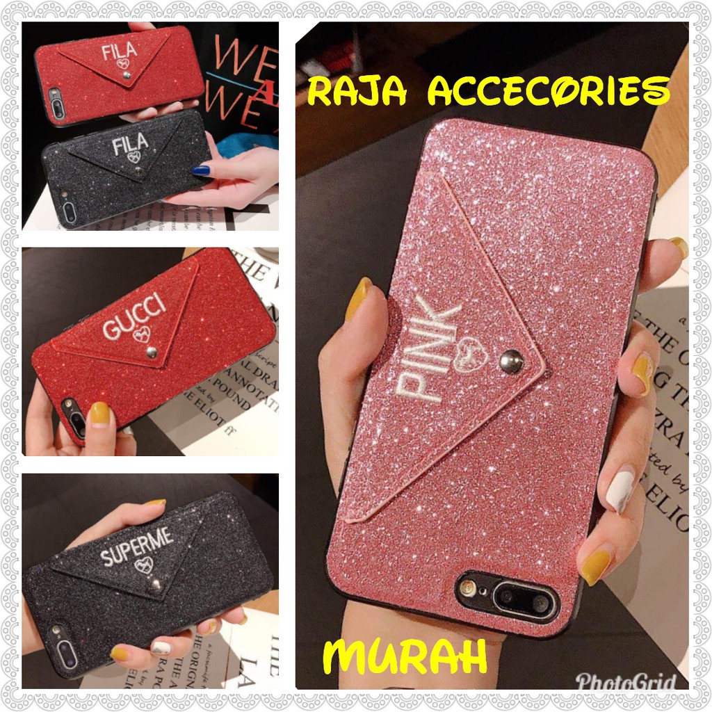 CASE DOMPET LUXURY BLINK-BLINK MEWAH SAMSUNG A10