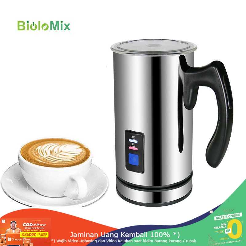 (BISA COD) RVOSTR Biolomix Electric Milk Frother Pembuat Busa Susu Cappucino - N311VDE