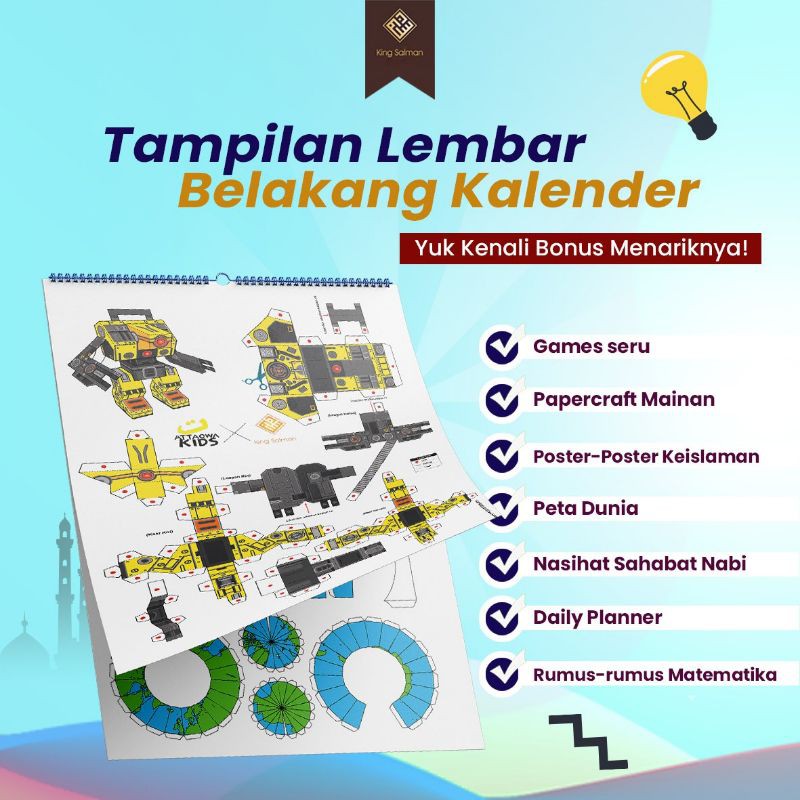 

KALENDER EDUKASI ISLAMI ANAK KING SALMAN TAHUN 2021 TERBARU
