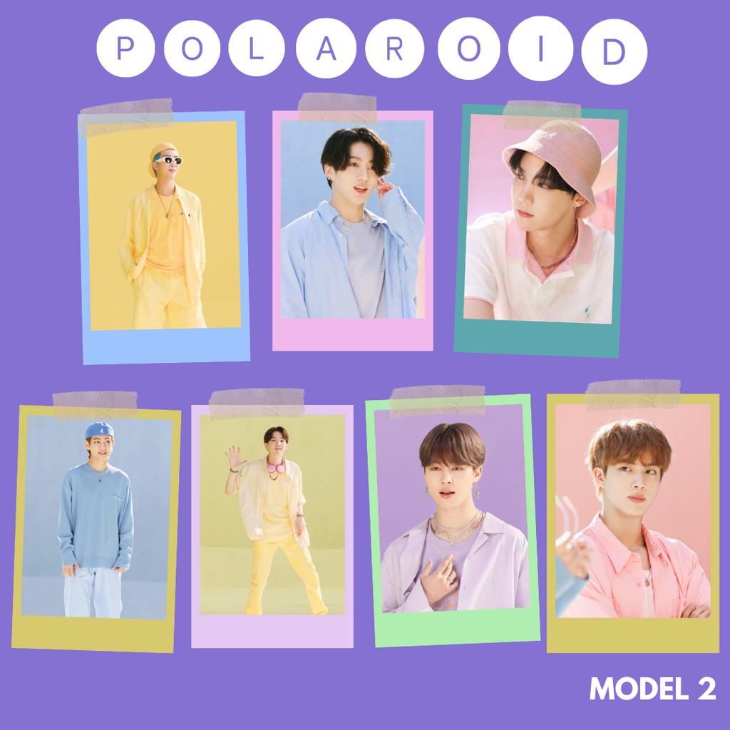 Merchandise BTS Polaroid Kpop Fankit
