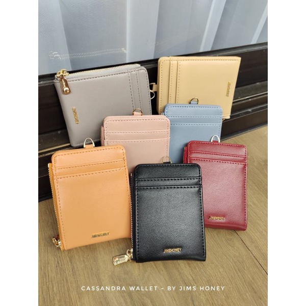 CASSANDRA WALLET JIMSHONEY DOMPET KARTU CARD HOLDER FREE TALI PANJANG