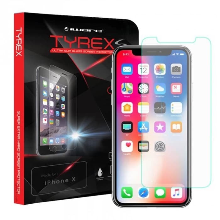 Tyrex slim Tempered Glass iPhone X Screen Protector 0,2mm Bagikan :   Tyrex