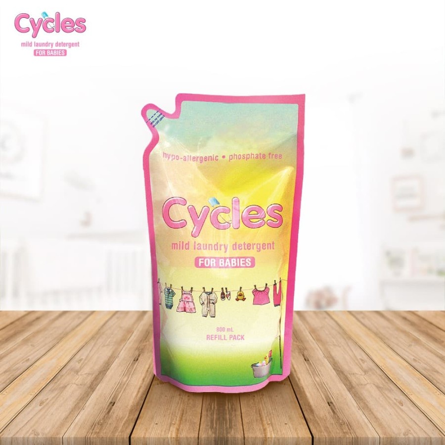 Cycles Mild Laundry Detergent for Babies Deterjen Bayi 800 ml