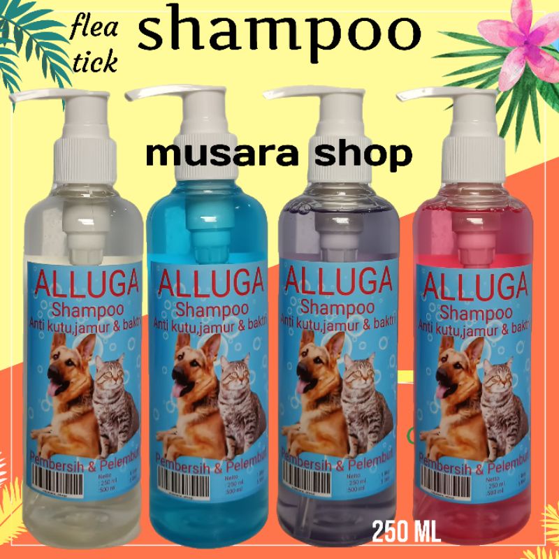 shampo kucing anjing anti kutu jamur dan rontok