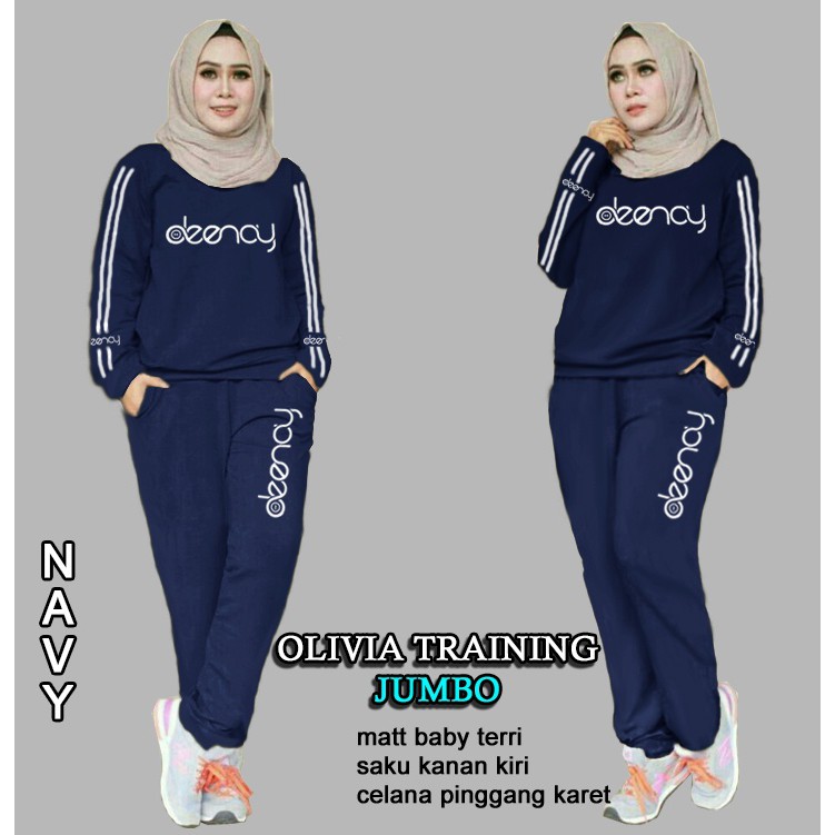 CTN Baju Setelan Training OLIVIA terlaris best seller