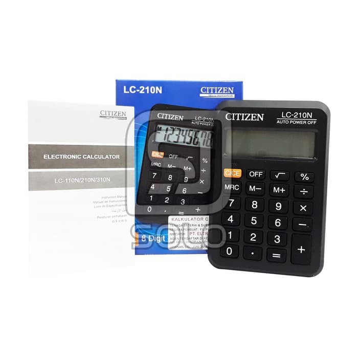 

Calculator Kalkulator CITIZEN LC-210N Dekstop Calculator Original DA 6787