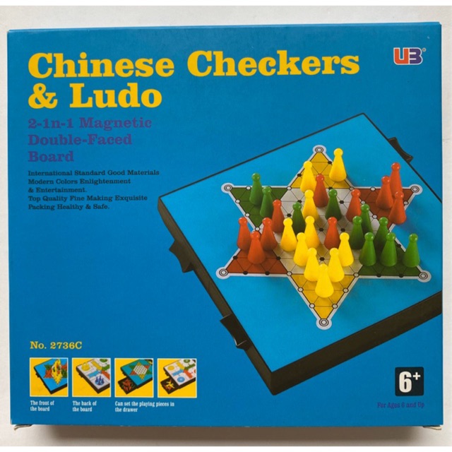 2 in 1 Ludo Game And Chinese checkers