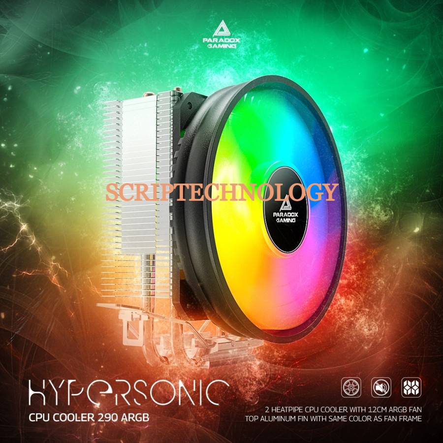 PARADOX SC GAMING HYPERSONIC CPU COOLER CL-290-RGB CPU COOLER