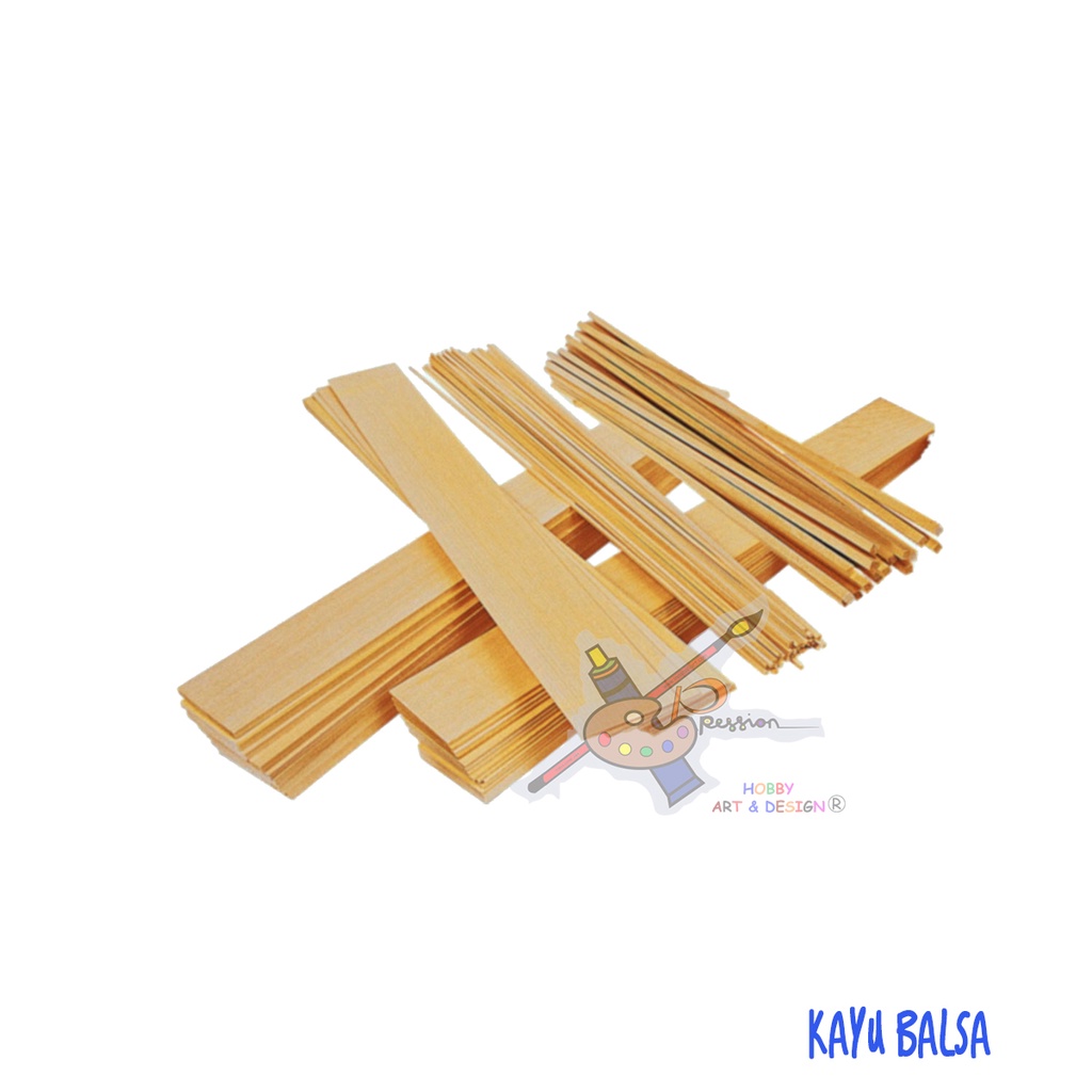 

KAYU BALSA STICK DAN STRIPS UNTUK MEMBUAT MAKET, ART&CRAFT, DLL MERK XPRESSION