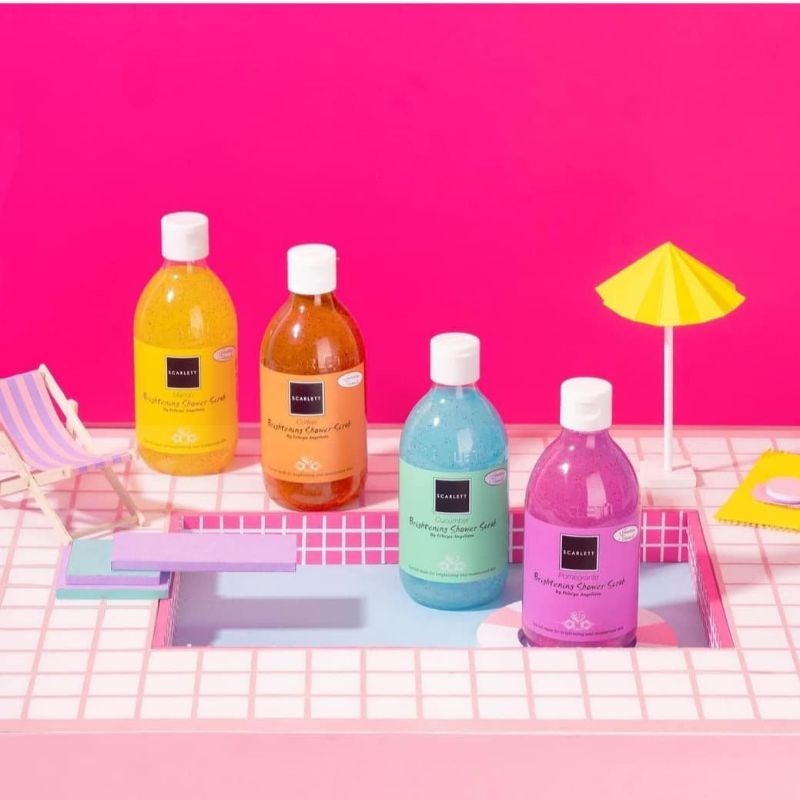 BPOM Scarlett Whitening Shower Scrub / Sabun Mandi / Body Wash