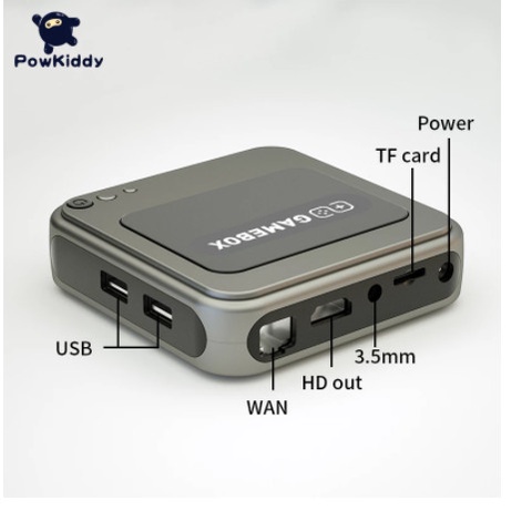 POWKIDDY Game Box G7 Android TV Retro Video Game Console Mini Gamebox Wireless Controller