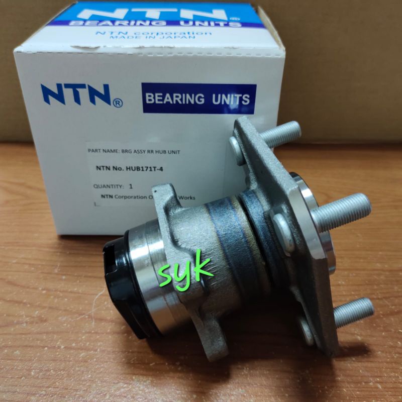 WHEEL HUB 171T-4 NTN BEARING RODA BELAKANG NISSAN GRAND LIVINA  ABS