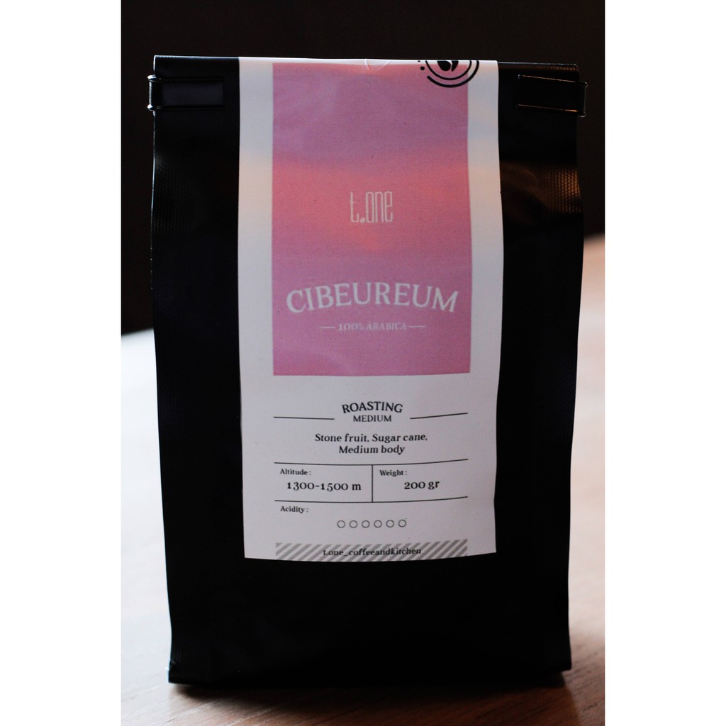 

Biji kopi Arabica Cibeureum Natural Anaerob 200gr - coffee beans - t.one