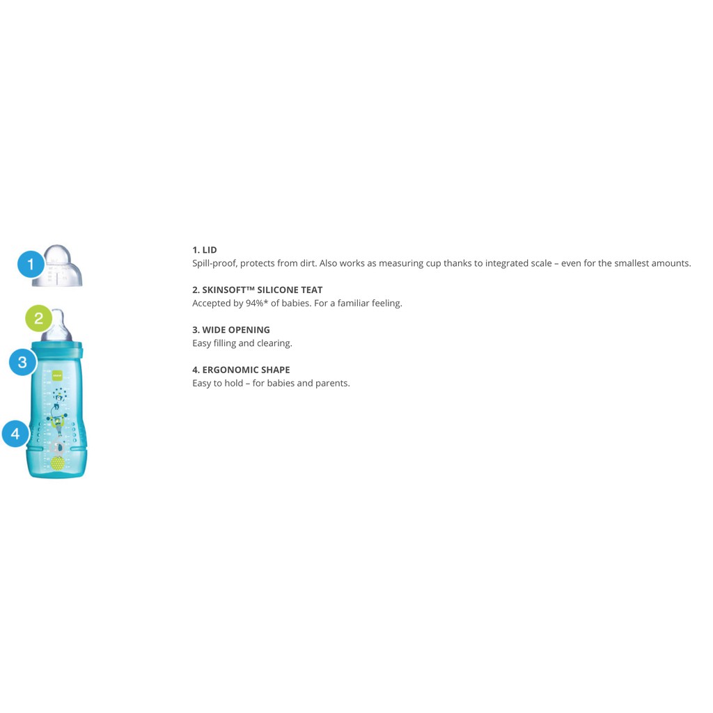 MAM - Easy Active Baby Bottle 330ml