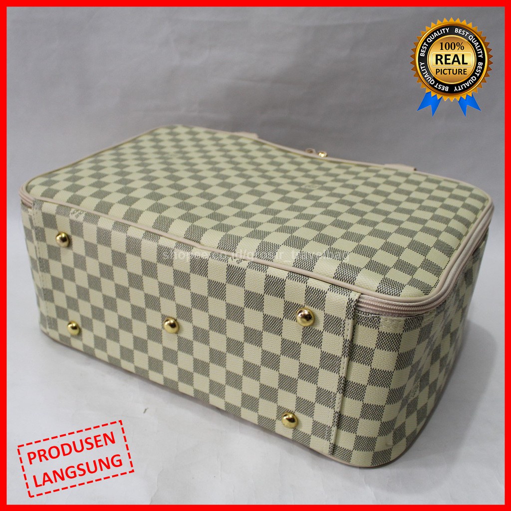 Travel Bag Premium LVP-03 / Tas Pakaian Kualitas Premium / Travel Bag Bahan Kulit PU Import / Tas Mu