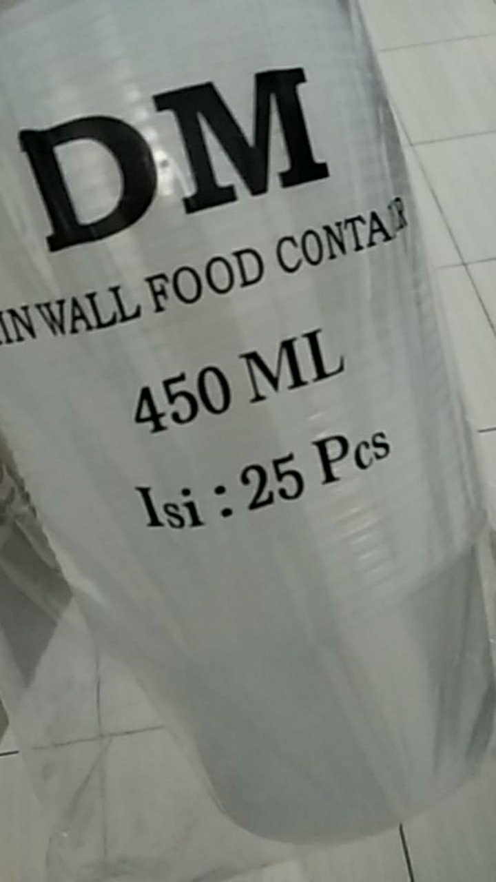 Kotak Makan 750ml/tempat Makanan/kotak Plastik/thinwall/box Plastik