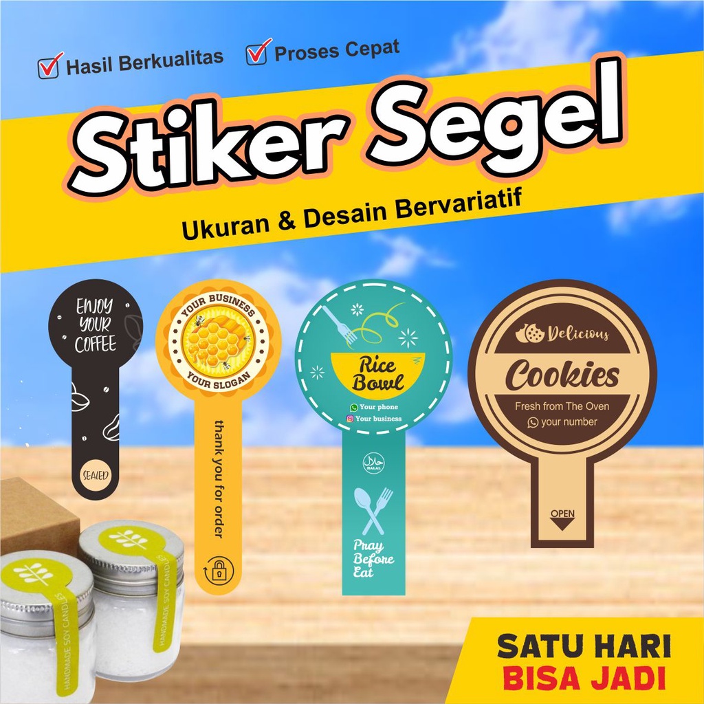 

Cetak Stiker Segel Botol Minuman Box Kemasan Makanan Seal