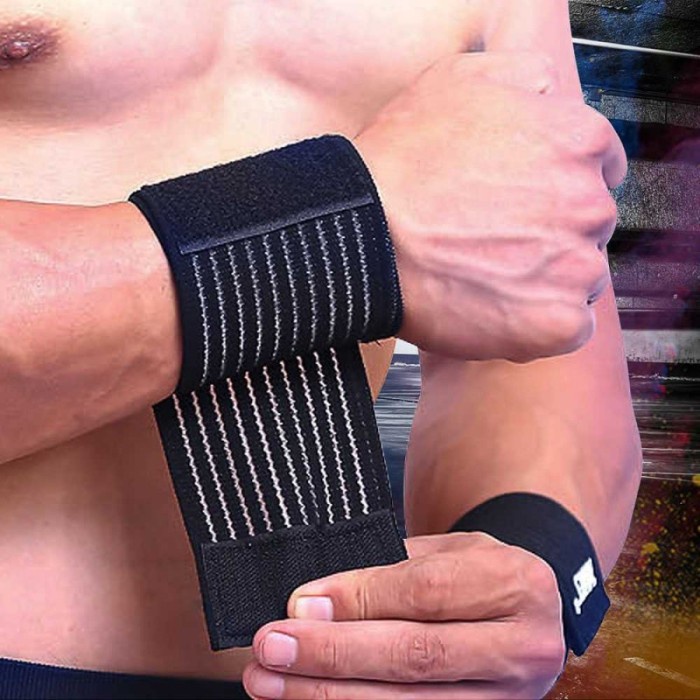 Wristband Support Pergelangan Tangan Gym Wrist Fitness Band Strap