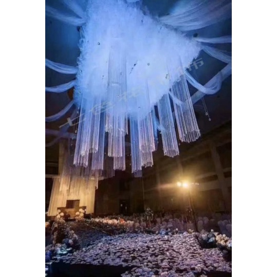 TIRAI Benang Gliter 3x1 meter / Tirai Benang Bling bling