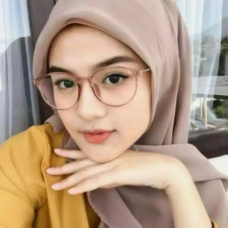 Kacamata Bulat Photocromic Blueray Minus Anti Radiasi Bahan Lentur - Yourglasses