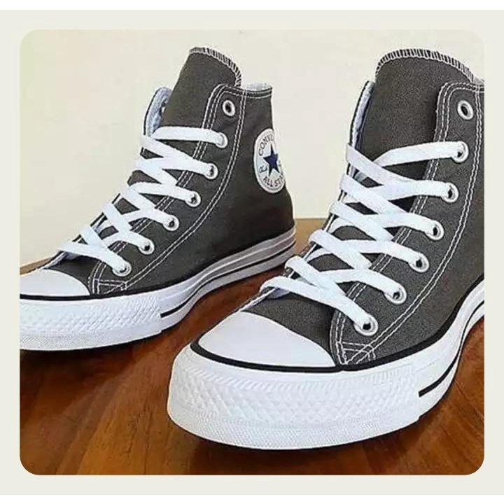 SEPATU SNEAKERS CASUAL PRIA WANITA CONVERSE_31 ALL STAR CLASSIC GREY HIGHT TERMURAH