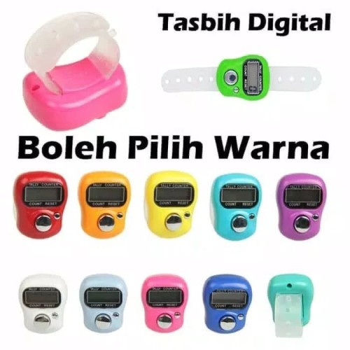 Tasbih Digital Mini Tally Counter Alat Hitung Tasbeh Digital / Finger Counter