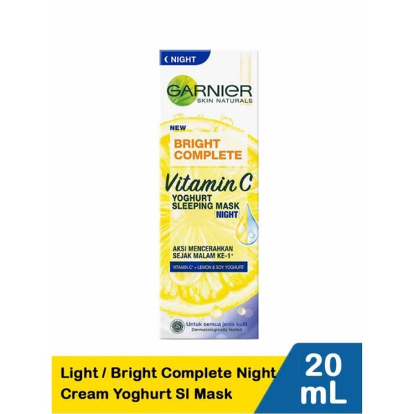 GARNIER Bright Complete Night Yoghurt Sleeping Beauty Mask 20ml