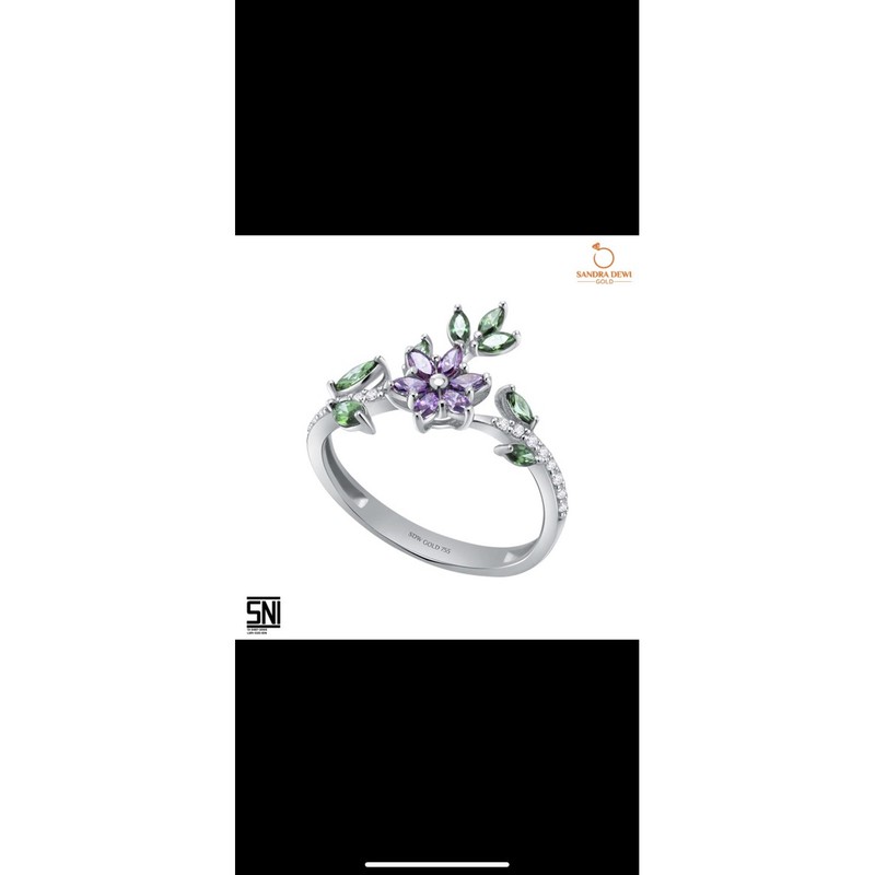 Cincin Garden Flower by Sandra Dewi Gold
