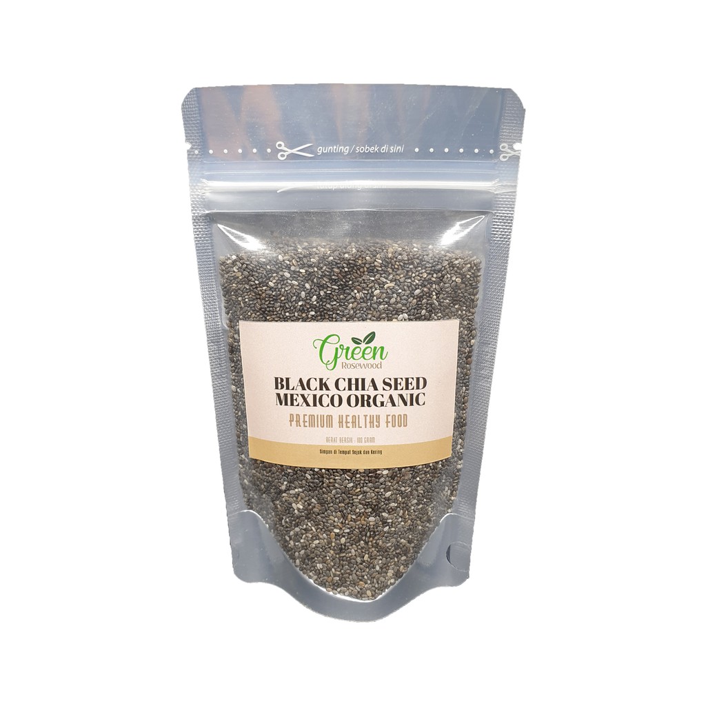 

ORGANIC BLACK CHIA SEEDS 100 GR MEXICO PREMIUM QUALITY - CHIA SEED CHIASEED CHIASEEDS 100 GRAM