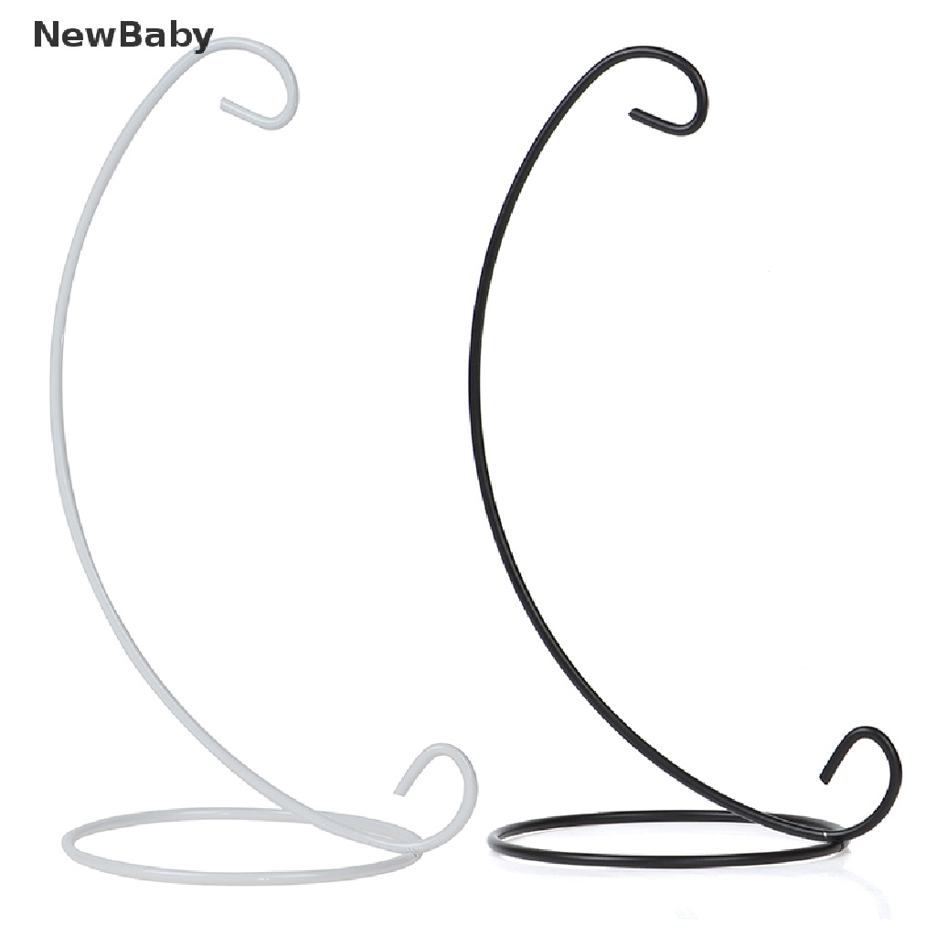 Newbaby 1pc Stand Holder Vas Bunga Terrarium Gantung Bahan Besi Untuk Dekorasi Rumah