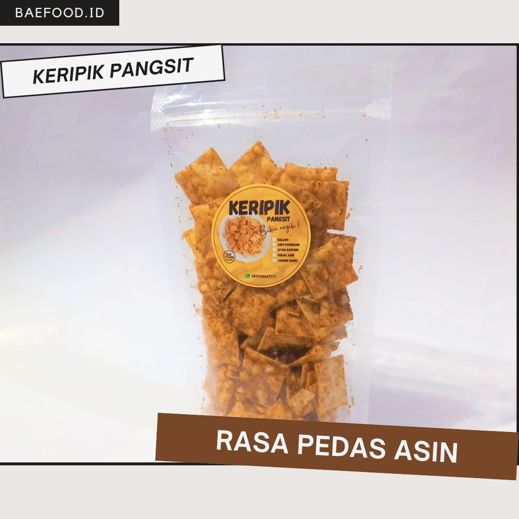 

Keripik Pangsit Varian Rasa - Rasa Pedas Asin