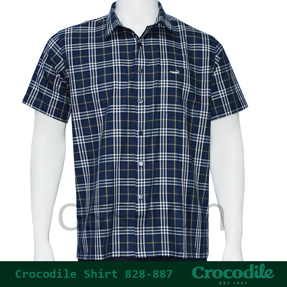 Kemeja Pria Lengan Pendek Crocodile 828-887