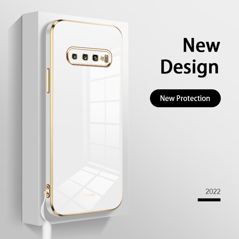 Case Bahan Silikon Dengan lanyard Untuk Samsung Galaxy S10 + S10 Plus